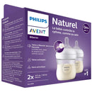 2 Biberones Philips Avent Natural Transparente 125 Ml 4 Oz