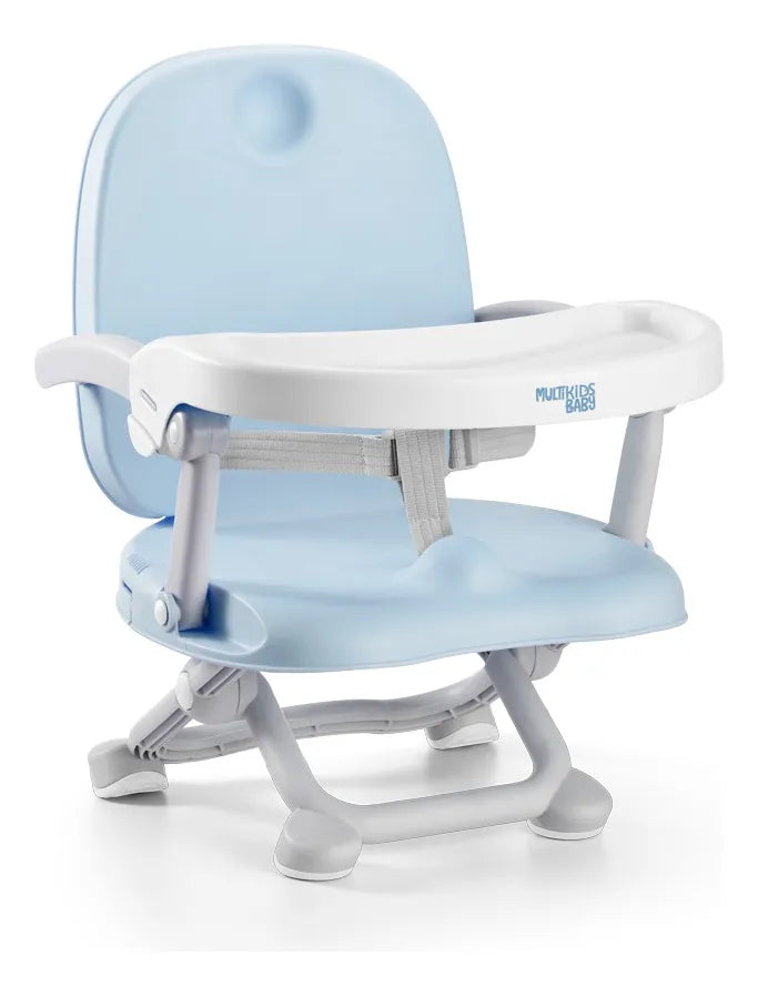 Silla Comer Bebes Azul Tipo Booster 4 Posiciones Altura Peanuts