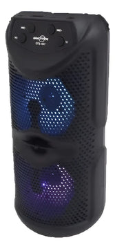 Parlante Bluetooth / Radio Cilindrico Mp3 Mega Bass Original Negro