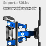Soporte Tv North Bayou Nb-p5 Negro