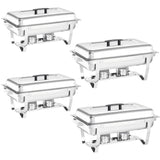 Set 4 Samovares Industrial Acero Inox De 8 Lts 2 Quemadores