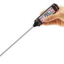 Termometro Digital Lcd Pincha Carne -50° A 300° - 4 Botones Color Negro
