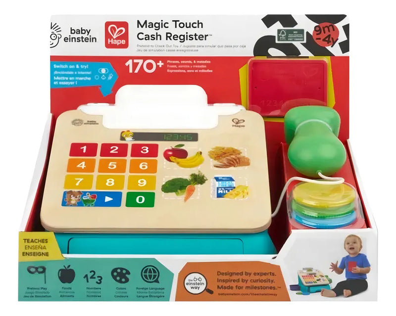 Juego Didáctico Caja Registradora Interactiva Hape 800914 Color Multicolor