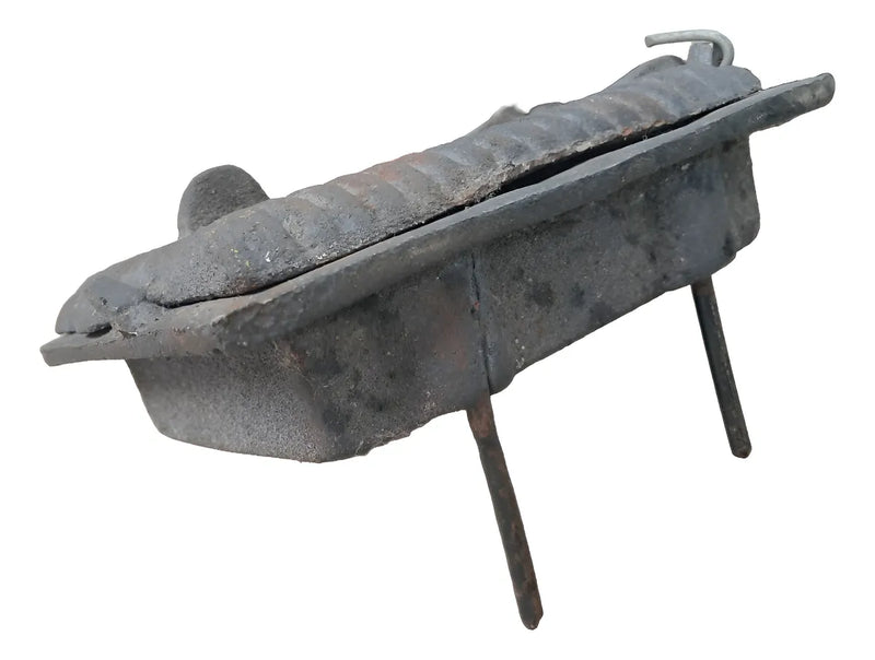 Puerta Para Estufa De Leña Pequeña 20cm X 17cm X 6cm Gris Oscuro