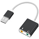 Tarjeta De Sonido Externa 7.1 Tipo Usb Audifono Y Microfono