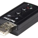 Tarjeta De Sonido Usb 7.1 Con Control De Volumen