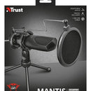 Microfono Trust Gxt 232 Mantis Streaming Usb Color Negro