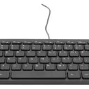 Teclado Alámbrico Aaa-1000 Compatible Con Windows Y Mac Color del teclado Negro