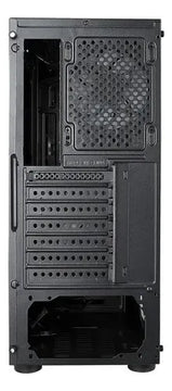 Caja Gabinete Iceberg Crystal G9 Atx X4 Ventiladores Rgb Negro