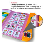 Libro De Estudio Aprendizaje Interactivo Niños Español 20 Actividades Naranja