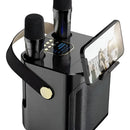 Parlante Bluetooth Karaoke Inalámbrico Con 2 Micrófonos S882 Negro