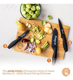 Juego De 3 Cuchillos De Cocina Masterchef, Juego De Cuchillo