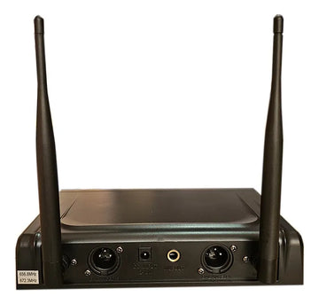 Micrófono Inalámbrico Doble Uhf Américan Sound Twm352 Color Negro