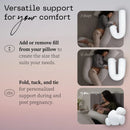 Coop Home Goods: Almohada Corporal Adaptable Para Embarazo.