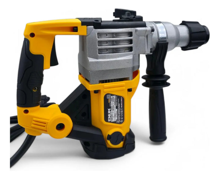 Taladro Rotomartillo Demoledor Perforador Accesorios 7 Jules - Amarillo - 50hz/60hz