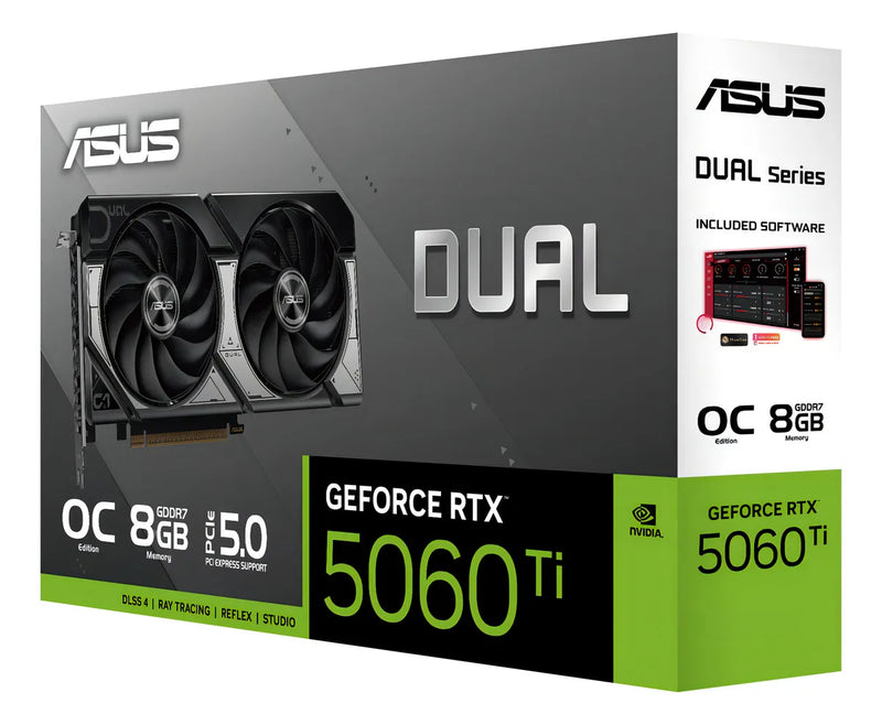 Tarjeta De Video Asus Dual-rtx5060ti-o8g 128bit, Pci-e 5.0