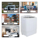 Mini Lavadora Compacta De Carga Superior De Doble Tina