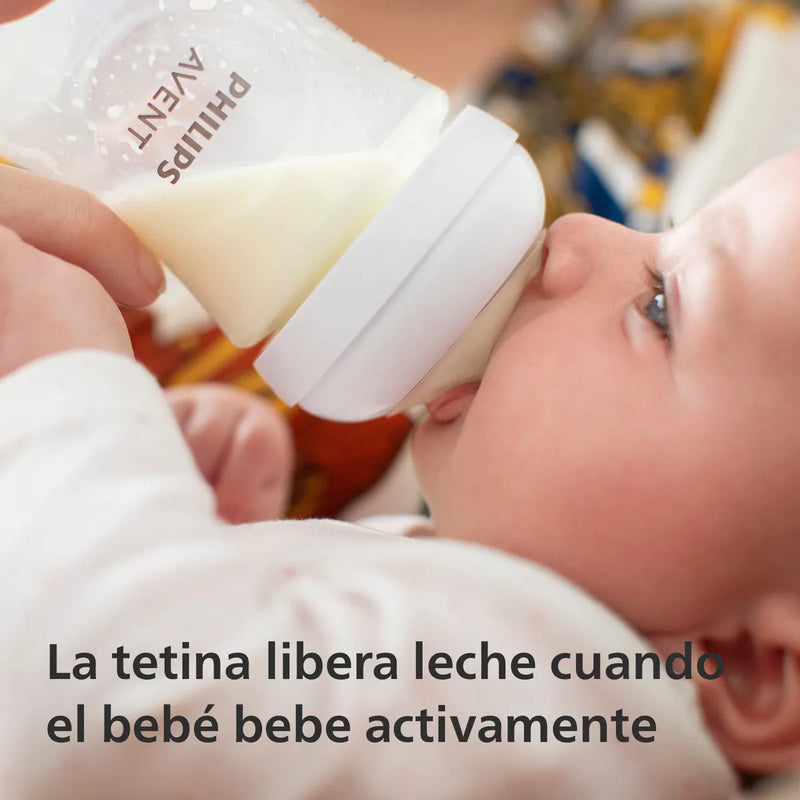 Biberon Avent Natural 3.0 Response Scy903/01 9oz/260ml 1pz Color Traslúcido
