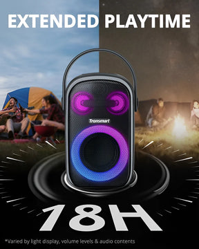 Tronsmart Altavoz Bluetooth Portátil Halo 100 Para Fiestas Color Negro