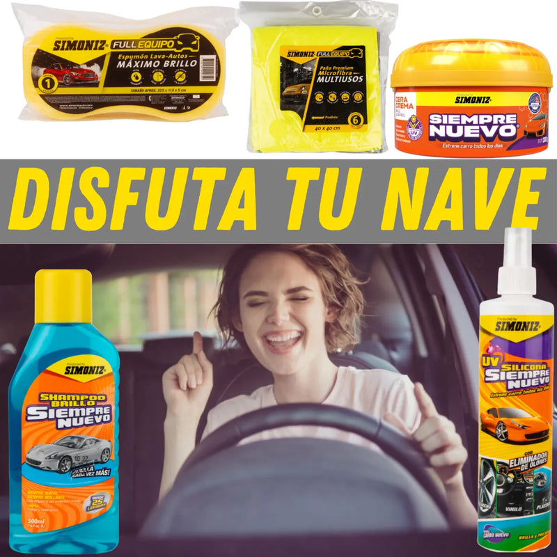Kit Siempre Nuevo 6 Productos Simoniz Carro Moto