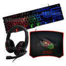 Combo Gamer 4-en-1 Aoas : Teclado, Mouse, Pad, Diadema