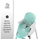 Silla Cokibú Bebé Sbebe-1mt 3 Alturas Menta Liso Agua