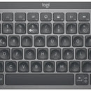 Teclado bluetooth Logitech Master Series QWERTY español color grafito con luz blanca