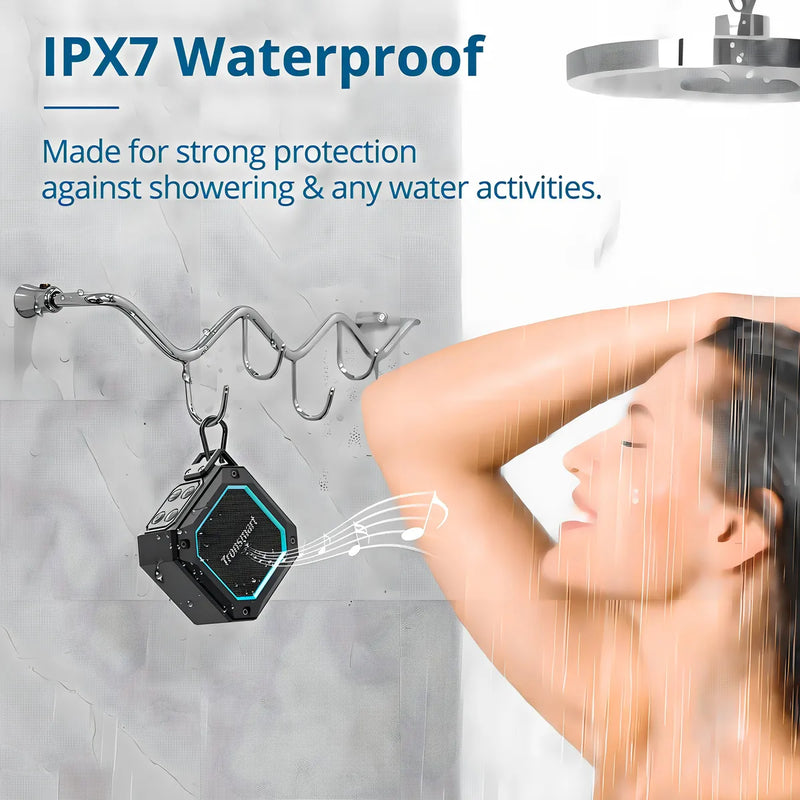 Parlante Tronsmart Groove 2 Groove 2 portátil con bluetooth waterproof negra