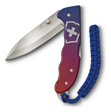 Navaja Cuchillo Victorinox Evoke Roja-azul Alox 0.9415.d221 Rojo - Azul