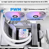 Enfriamiento Liquido Pc Cpu Ta 240 Argb Lga 1700 Am5 Blanco