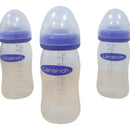 Set 3 Biberones Lansinoh Naturalwave 8 Onzas 3m Flujo Medio Color Blanco