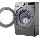 Lavadora Lg Carga Frontal 22 Kg 6 Motion Dd Thinq Plata Plateado