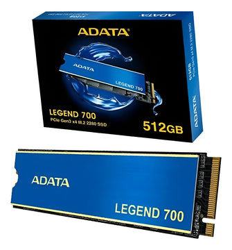 Disco De Estado Solido Ssd Tipo M.2 Adata Legend De 512 Gb Azul