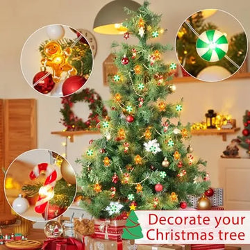 Luces Navideñas Led 10 Ft Decoraciones Hombre De Jengibre
