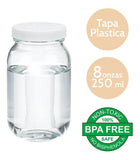 12 Frascos Envase Vidrio Almacenar Leche Materna 8 Oz