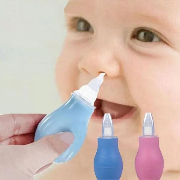 Aspirador Nasal Para Bebes Diseño Ergonomico Crema