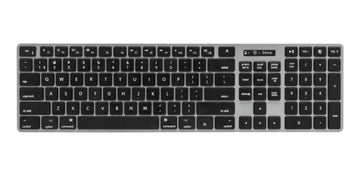 Teclado Bluetooth Ihome Imack | Diseño Elegante | Teclas Mac Teclado Gris/negro