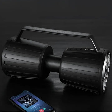 Parlante Monster EZ-Play Solara portátil con bluetooth waterproof negra