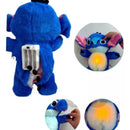 Stitch Juguete Que Respira, Alivia La Ansiedad Con Sonido Color Azul