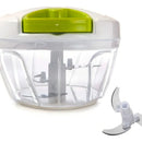 Procesador de alimentos manual mini triturador de 3 cuchillas, colores surtidos
