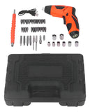 Juego De Destornilladores Eléctricos De Litio Usb - Naranja - 60hz