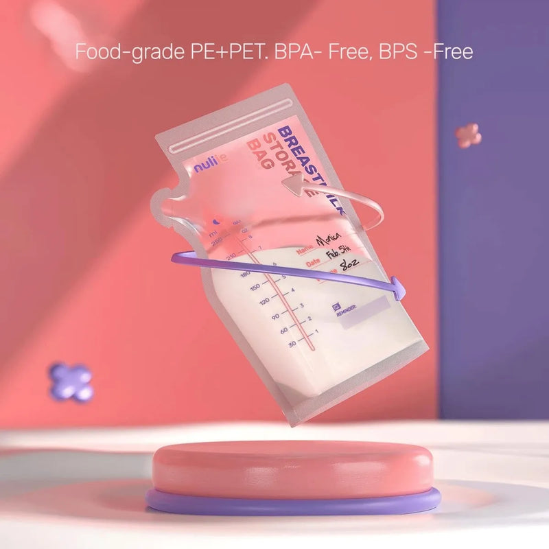 Bolsas Para Leche Materna Nuliie 120 Unidades Libre De Bpa