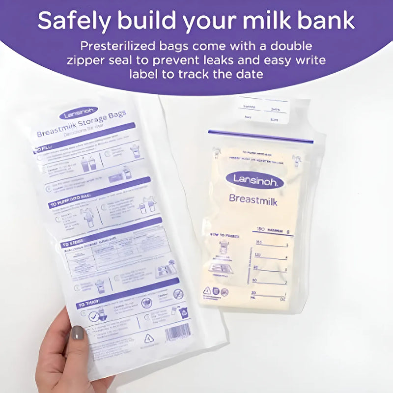 Bolsas De Almacenamiento De Leche Materna Lansinoh 2 Paquete