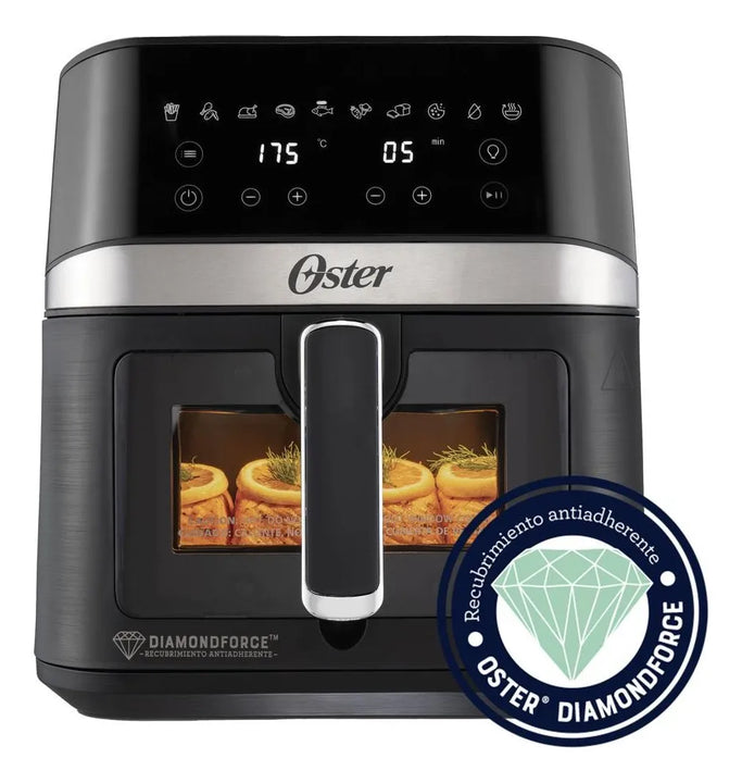 Freidora Aire Digital Oster 6ltr Diamondforce Nuevo Modelo Negro