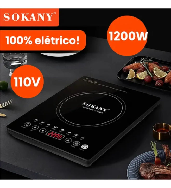 Estufa Inducción Sokany 07076 Negro