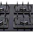 Estufa De Empotrar Vidrio Parrilla Hierro Fundido 5487 Gas Natural