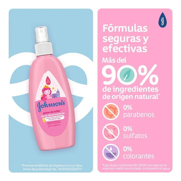 Spray Para Desenredar Johnson Gotas De Brillo 200 Ml