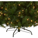 Árbol Artificial Preiluminado De 7.5 Ft - Efecto Realista