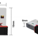 Tarjeta Adaptador Receptor Usb Wifi 150mbps 802.11n Pc