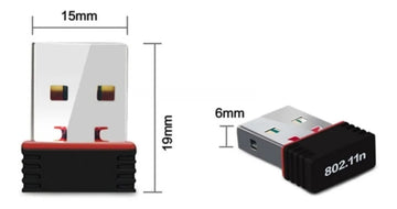 Tarjeta Adaptador Receptor Usb Wifi 150mbps 802.11n Pc